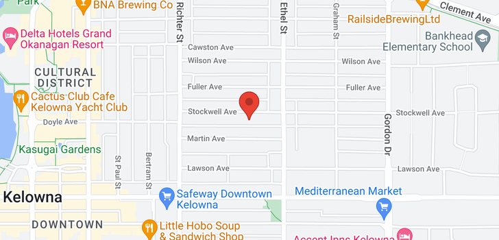 map of #3 829 Stockwell Street